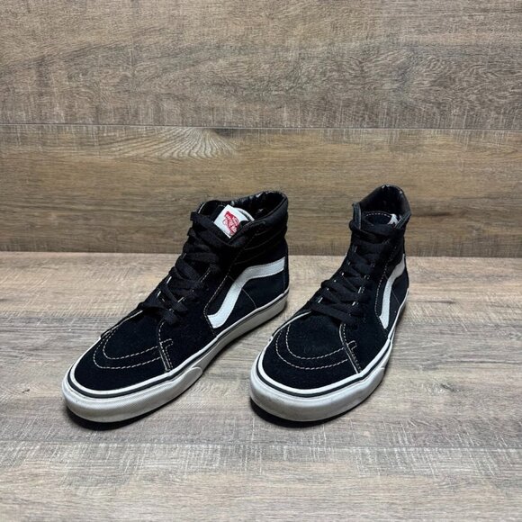 Vans Off The Wall Black Suede High Top Sneakers Men's Size 10 - Picture 1 of 7